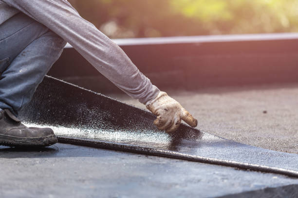 Professional Crawl Space Encapsulation technician working in Pompton Lakes, NJ